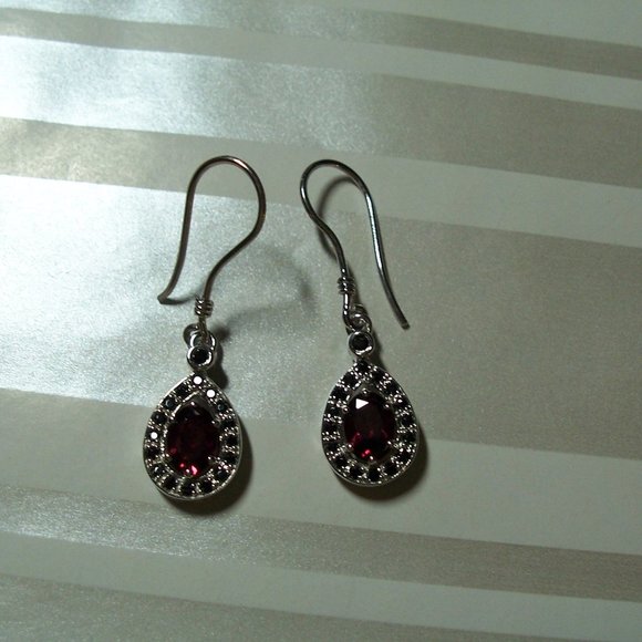 Garnet Earrings - Picture 1 of 6
